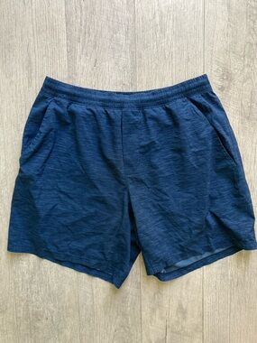 lululemon athletica Men's Dark Blue Athletic Shorts Size L